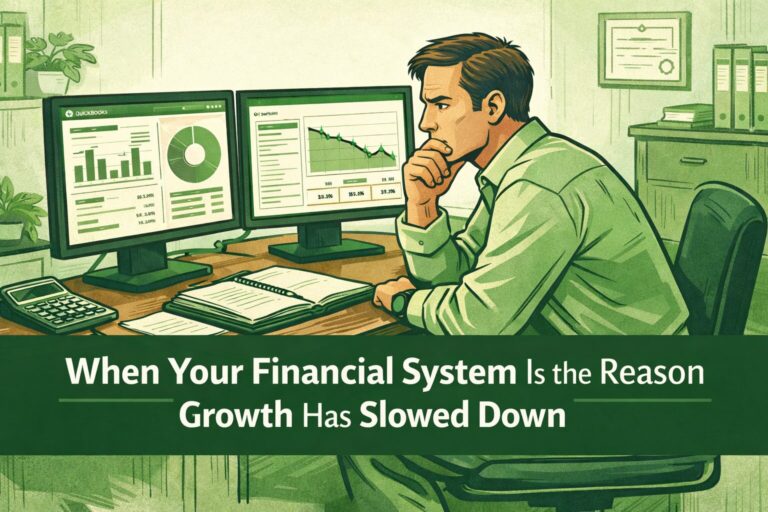 Man analyzing financial data on screens