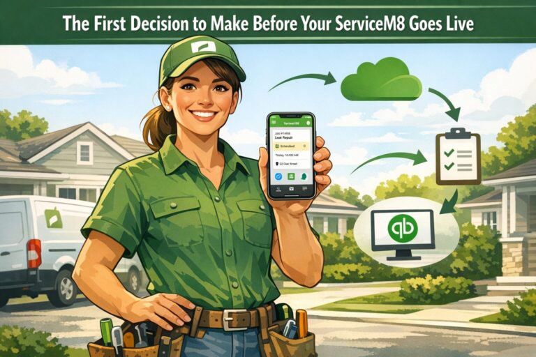 ServiceM8 on Apple iPhone and iPad for field service contractors