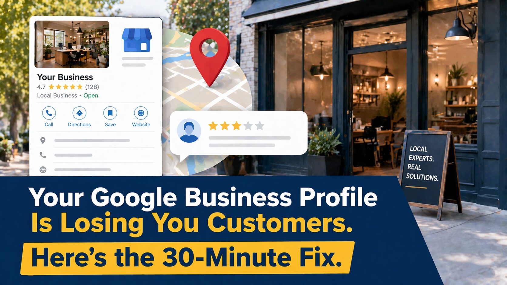 Google Business Profile improvement advertisement