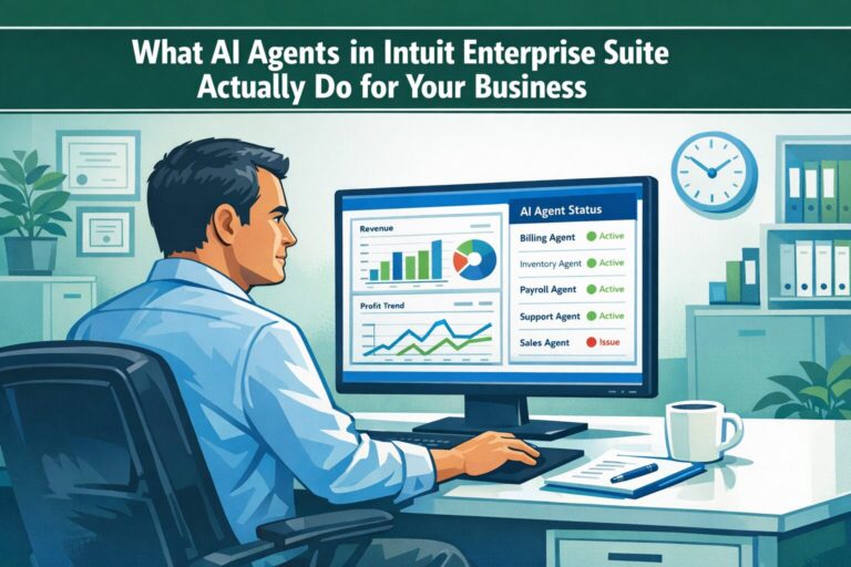 Man analyzing AI agents' business impact