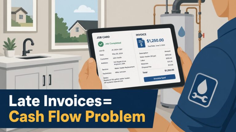 Late invoices impact cash flow.
