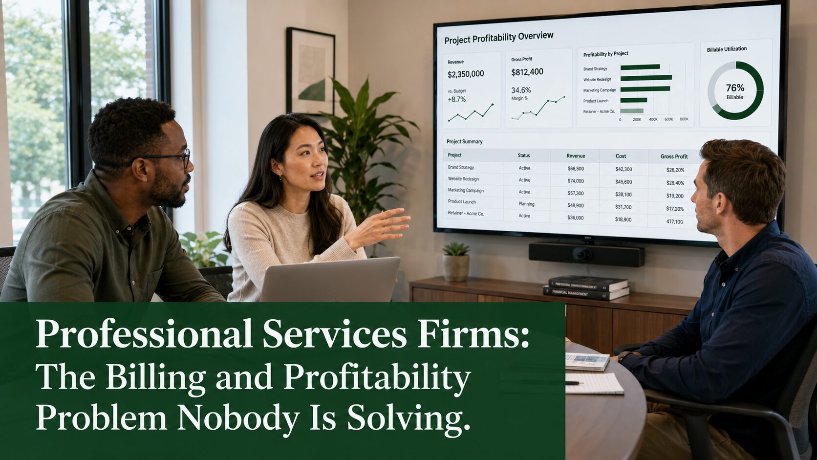 Discussion on billing and profitability issues