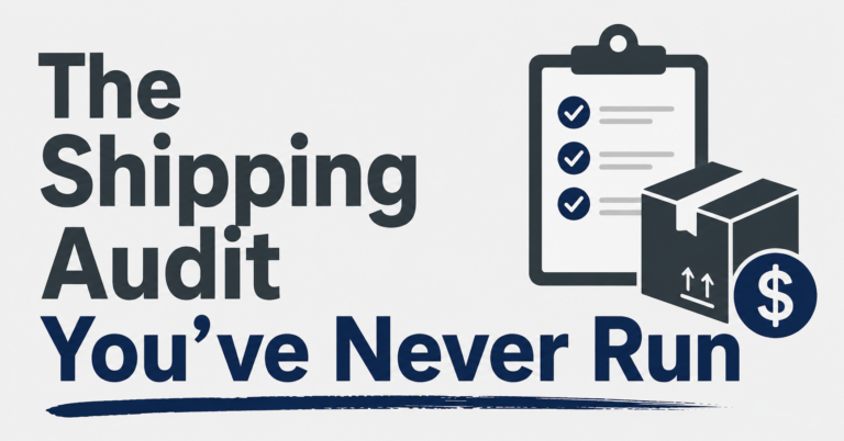 Shipping audit promotional graphic
